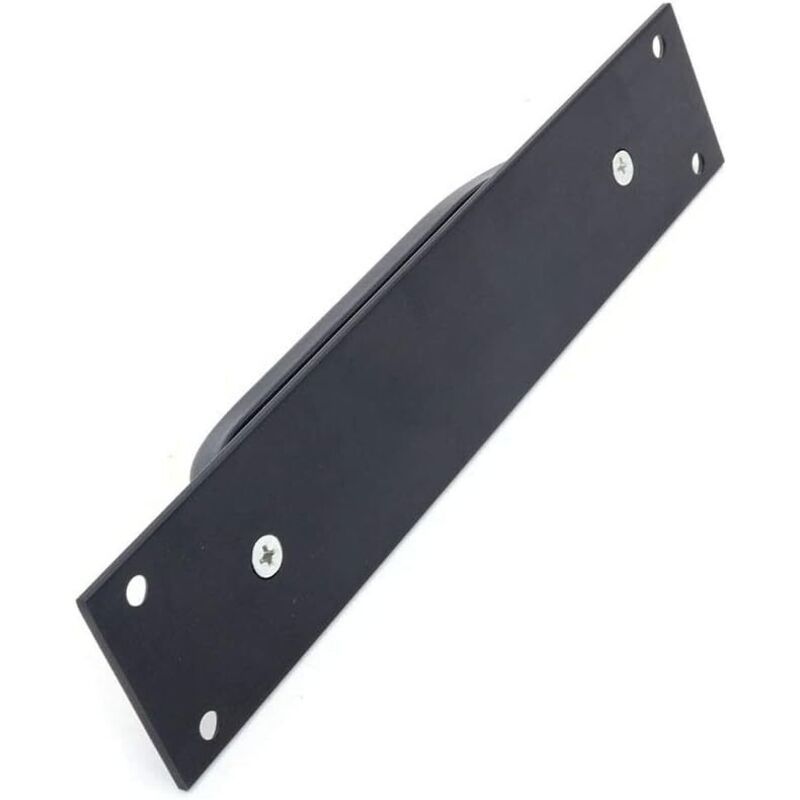2 Pack Sliding Door Handle, Aluminum Alloy Cabinet and Cupboard Handle, Black, 20 x 4 cm - Image 3