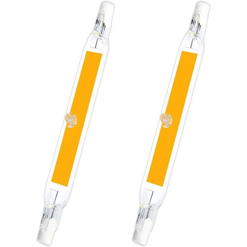 2 Pack R7S LED Bulb, J78 78 mm 5W 3000K Warm White 500LM, Non Dimmable, Replaces 40W 50W Halogen - Image 1