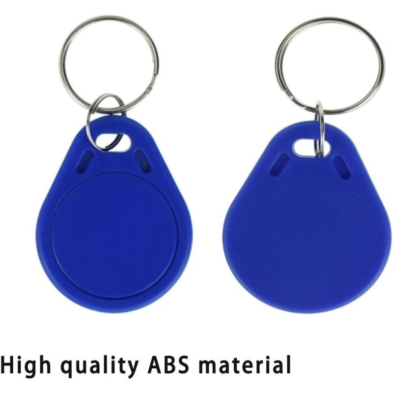 10 Pack RFID NFC Smart Key Tag, 13.56 MHz MF Classic 1K IC S50 Read Only, Blue - Image 3