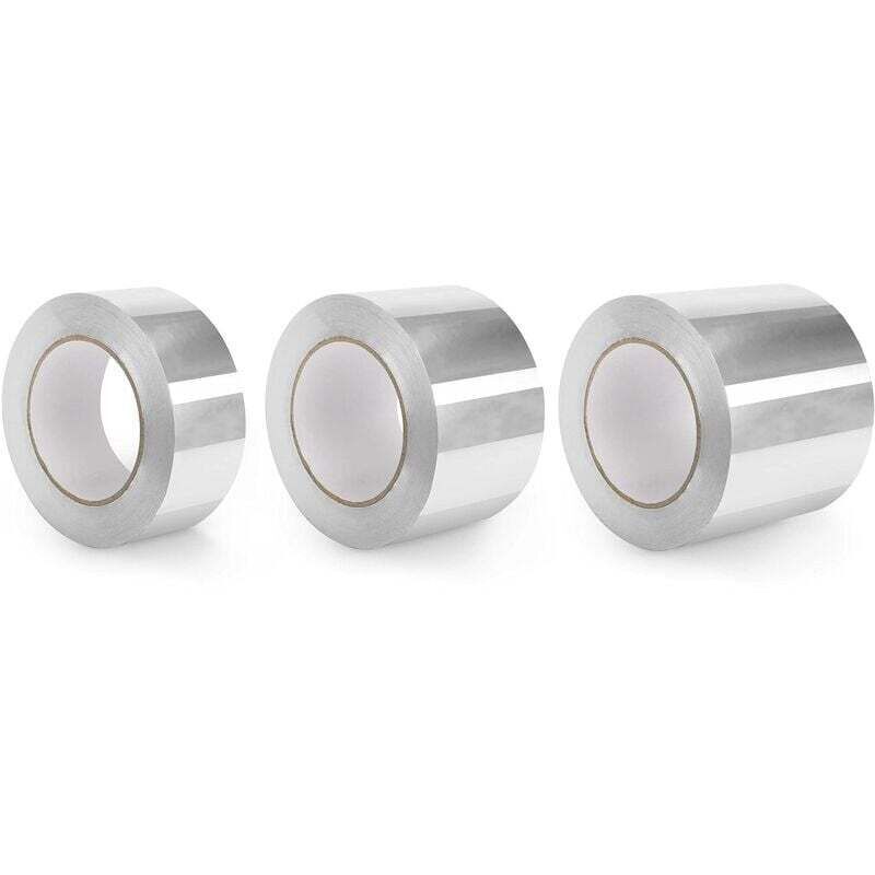 1 Roll Aluminum Adhesive Tape, High Temperature Waterproof Sealing Tape, 50 mm x 50 m - Image 2