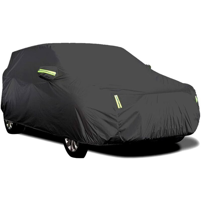 Outdoor Car Cover, Breathable Anti UV Dust and Snow Resistant, Black, 4.8 x 1.8 x 1.5 m - Image 1