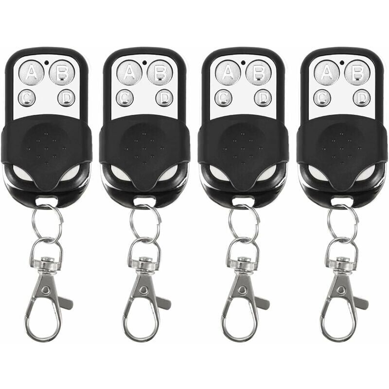 4 Pack Universal Electric Garage Door Remote Control, 433 MHz - Image 1