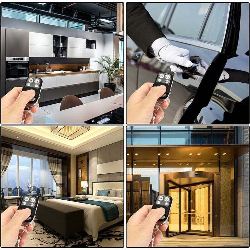 4 Pack Universal Electric Garage Door Remote Control, 433 MHz - Image 2