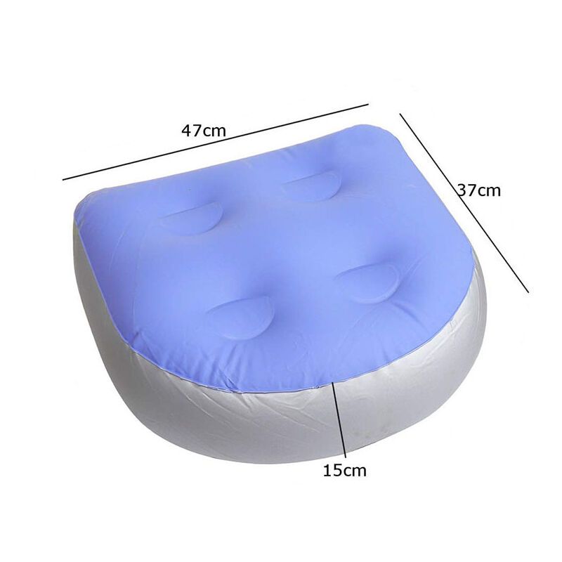 Inflatable Spa Cushion with 4 Suction Cups for Spas and Swimming Pools - Image 2