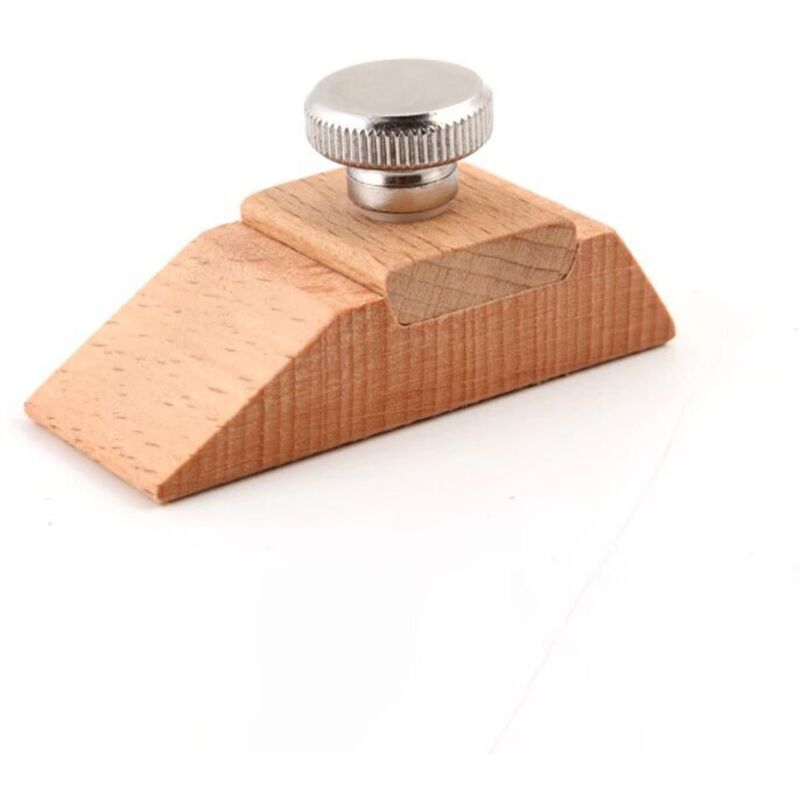 Wooden Sanding Block for Leather Craft, Handmade Abrasive Edge Polishing Tool - Image 1