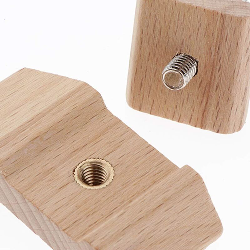 Wooden Sanding Block for Leather Craft, Handmade Abrasive Edge Polishing Tool - Image 2