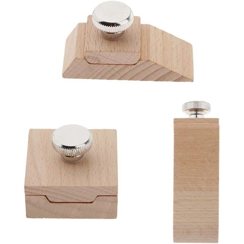 Wooden Sanding Block for Leather Craft, Handmade Abrasive Edge Polishing Tool - Image 4