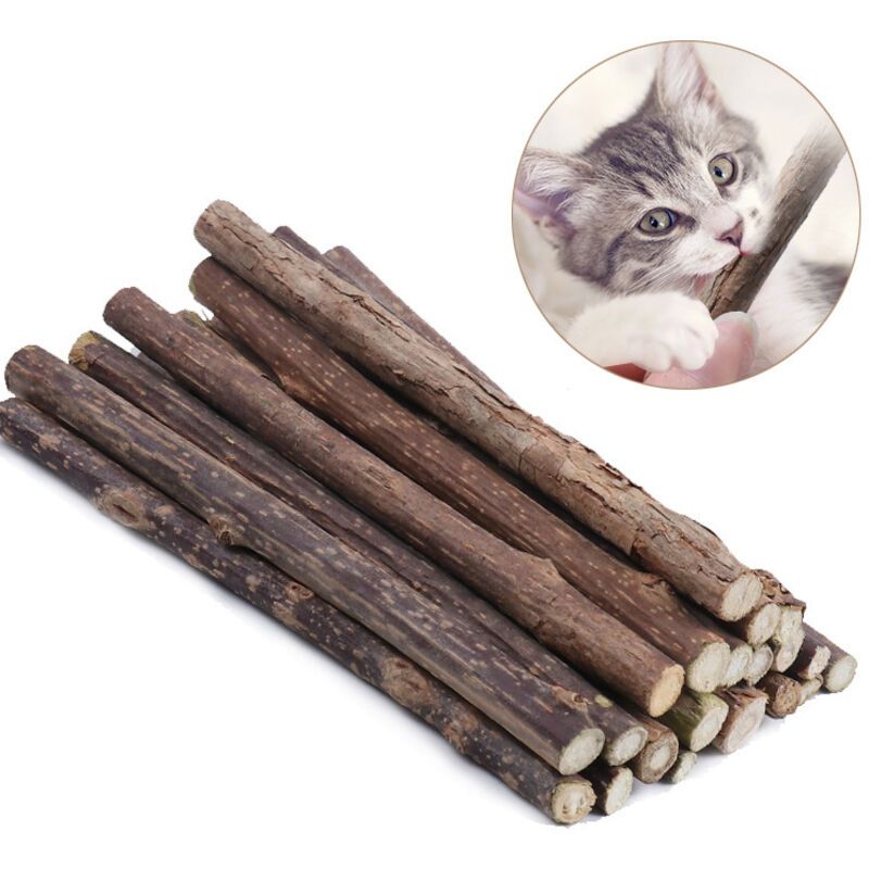 10 Pack Matatabi Sticks for Cats, Natural Dried Catnip Chew Toy - Image 4