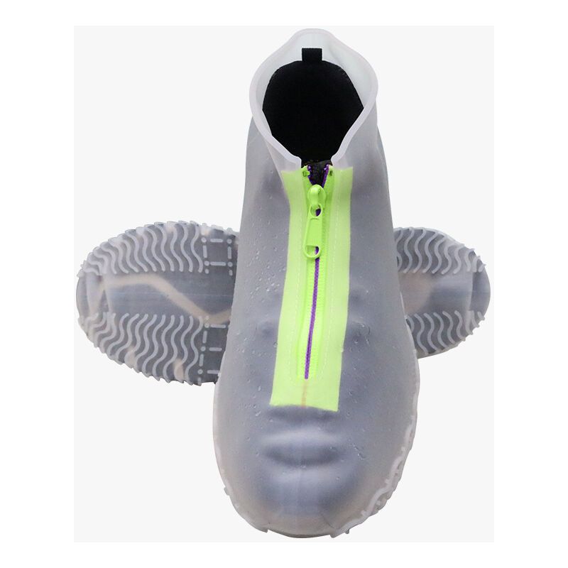 Reusable Silicone Shoe Covers with Non Slip Reinforced Sole, L 39 to 42 - Image 1