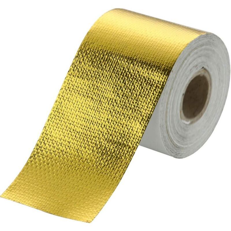 Gold Aluminum Foil Tape, Reflective Thermal Adhesive Tape, 10 m x 5 cm - Image 1