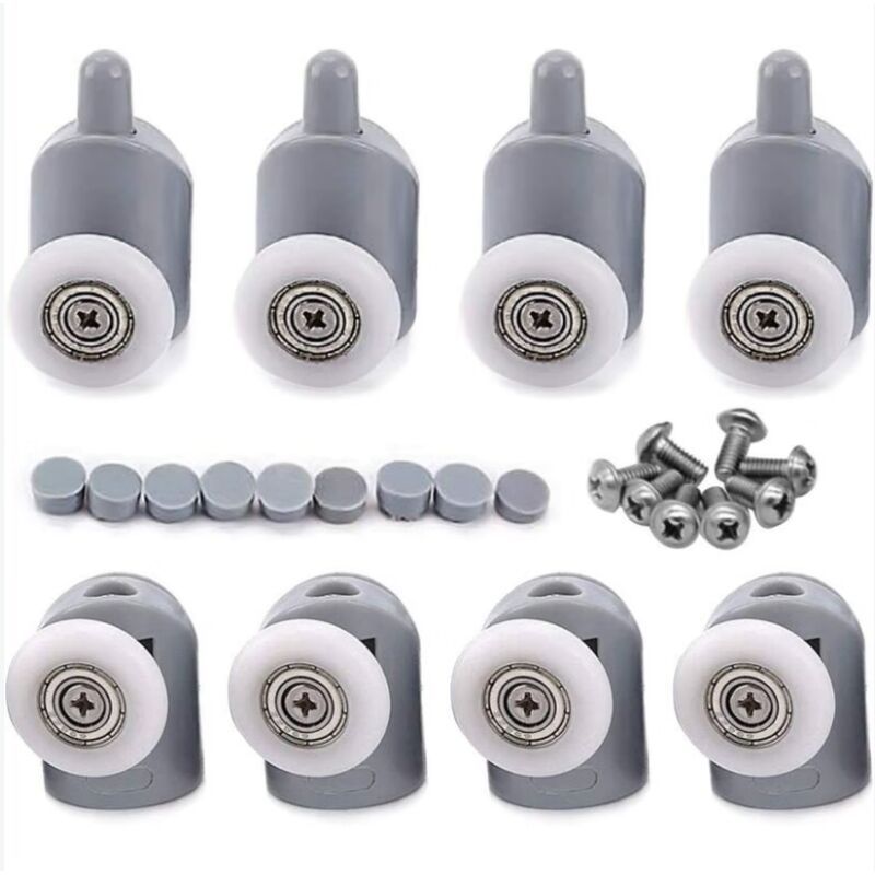 8 Pack Shower Door Roller Caster Wheel, 23 mm - Image 1