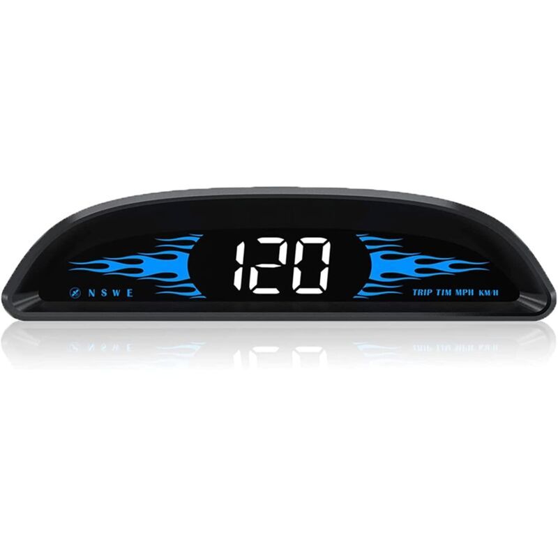 Car HUD GPS Speedometer, Universal Windshield Display with Overspeed Alarm, USB Plug and Play, 4 Inch - Image 1