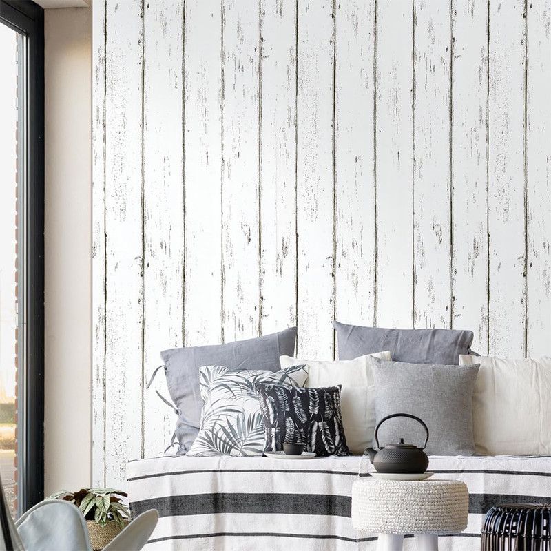 Self Adhesive Vinyl Wallpaper For Furniture Countertop Nordic white maple wood grain Pattern Decorative Sticker,0.45*6M - Image 2