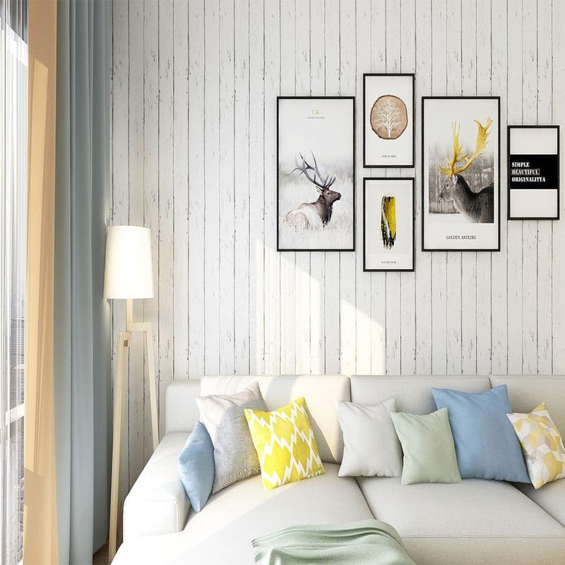Self Adhesive Vinyl Wallpaper For Furniture Countertop Nordic white maple wood grain Pattern Decorative Sticker,0.45*6M - Image 3