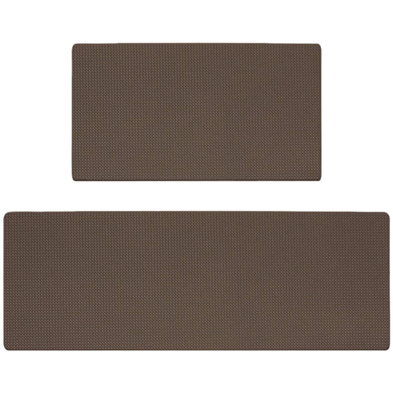 Brown Non-Slip Kitchen Mats , Easy Clean Stain Resistant Kitchen Rugs for Sink, Laundry, Office（40*60*0.8cm） - Image 5