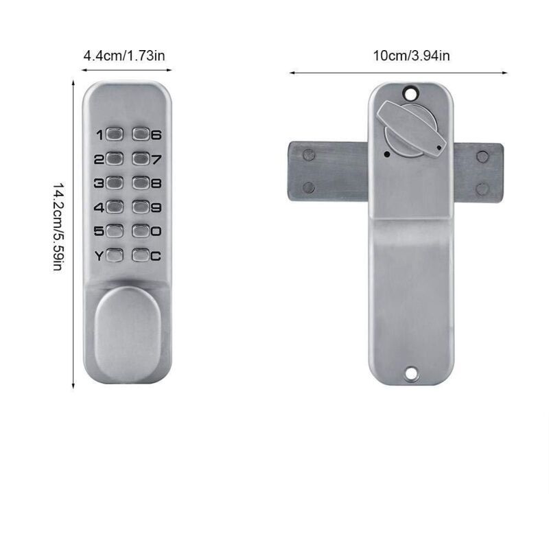 Digital Door Lock with Mechanical Passcode Keypad OS25A - Image 1