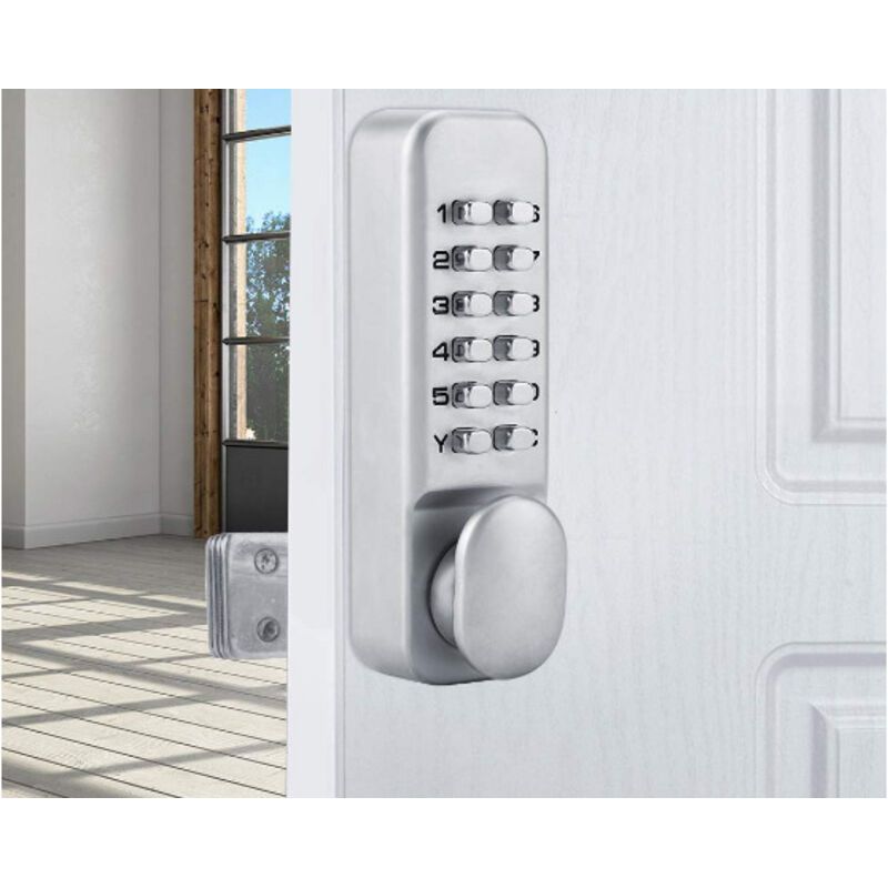 Digital Door Lock with Mechanical Passcode Keypad OS25A - Image 2