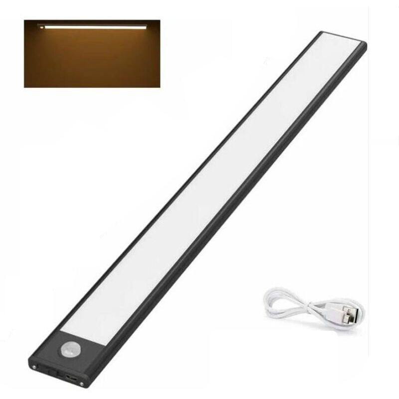 1 Piece LED Cupboard Lamp 3000K 220V Black - Image 1