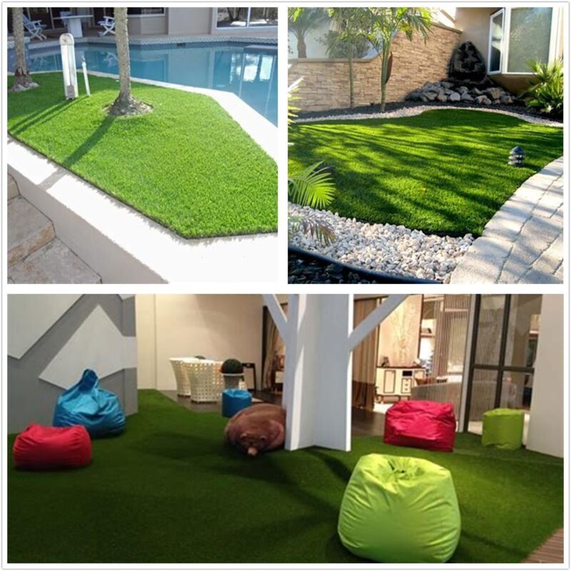 Artificial Grass Turf for Garden Pets Balcony Indoor Outdoor, 1 x 2 m, 10 mm Height - Image 3