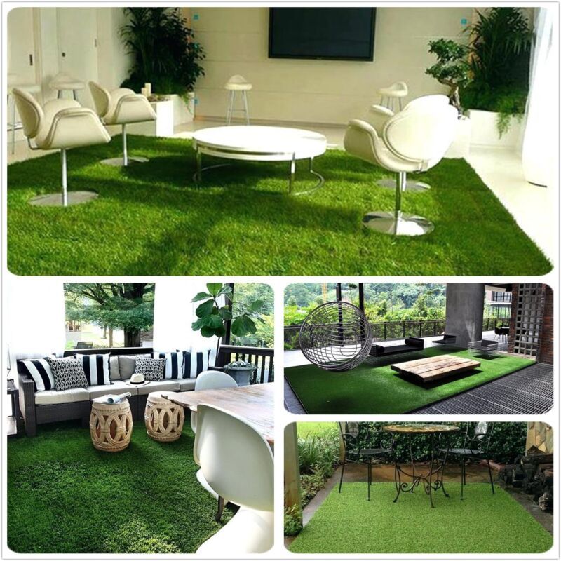 Artificial Grass Turf for Garden Pets Balcony Indoor Outdoor, 1 x 2 m, 10 mm Height - Image 4