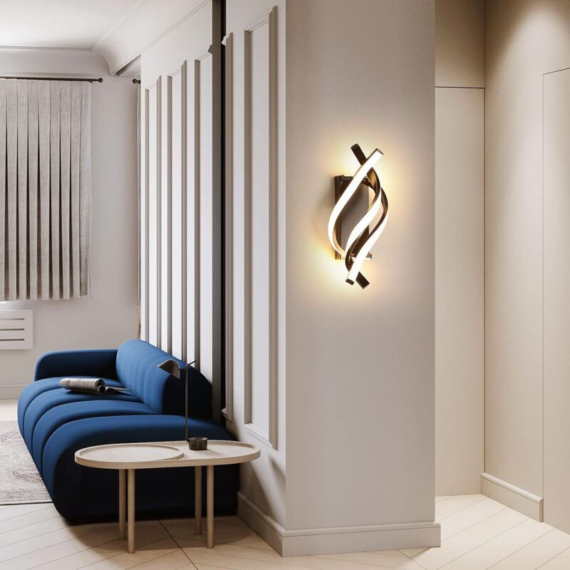 22W LED Wall Light Indoor Modern Metal Wall Lamp 1440LM for Bedroom Corridor Stairs - Image 2