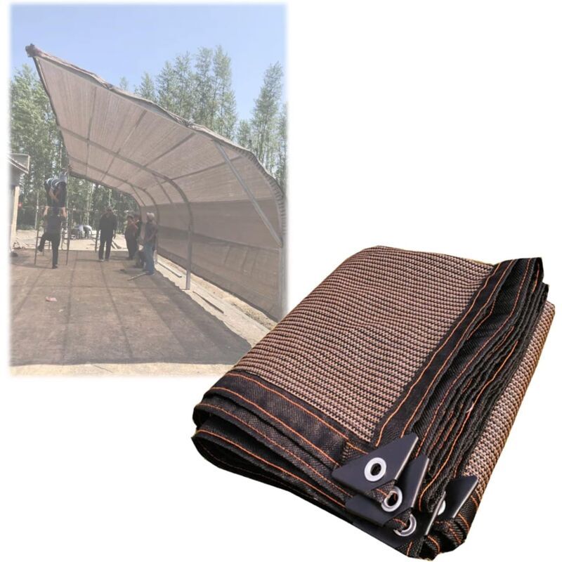 HDPE Shade Cloth with Eyelets for Garden Balcony Greenhouse Pergola, 4 x 4 m - Image 1