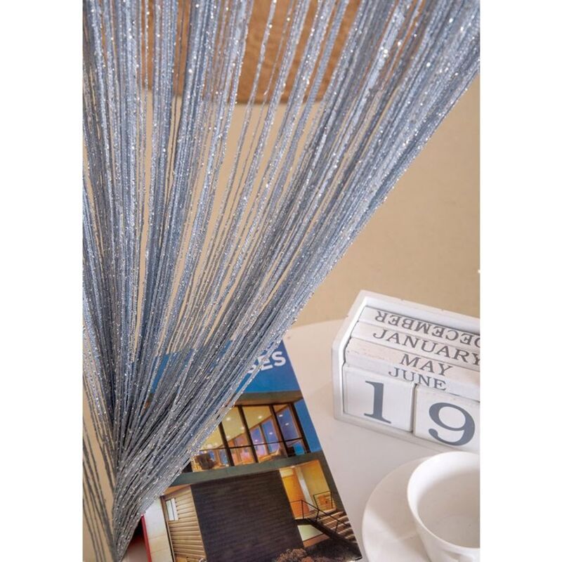 Fringe Door Curtain Wall Panel Room Divider for Home Patio Bedroom Cafe, 1 x 2 m - Image 4