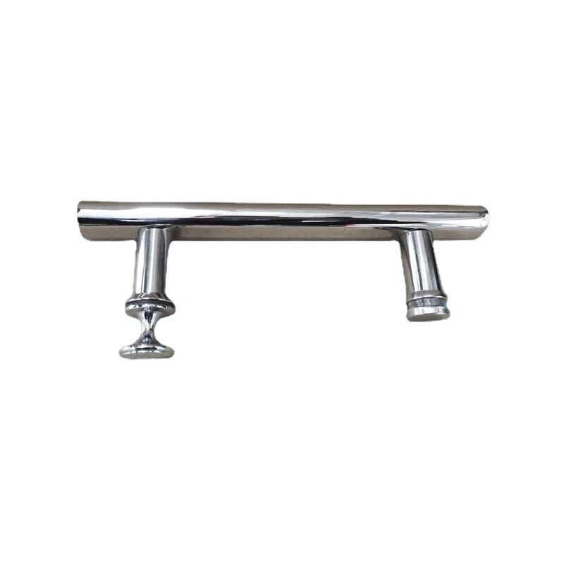 2 Pcs Chrome Shower Door Handles Hole to Hole, 145 mm - Image 3