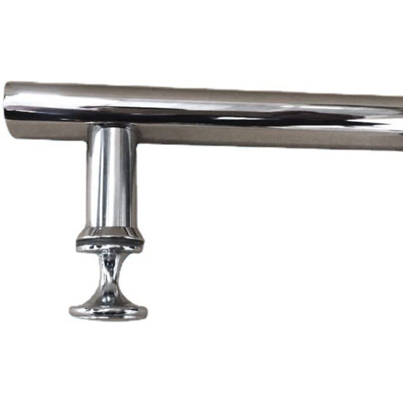 2 Pcs Chrome Shower Door Handles Hole to Hole, 145 mm - Image 4