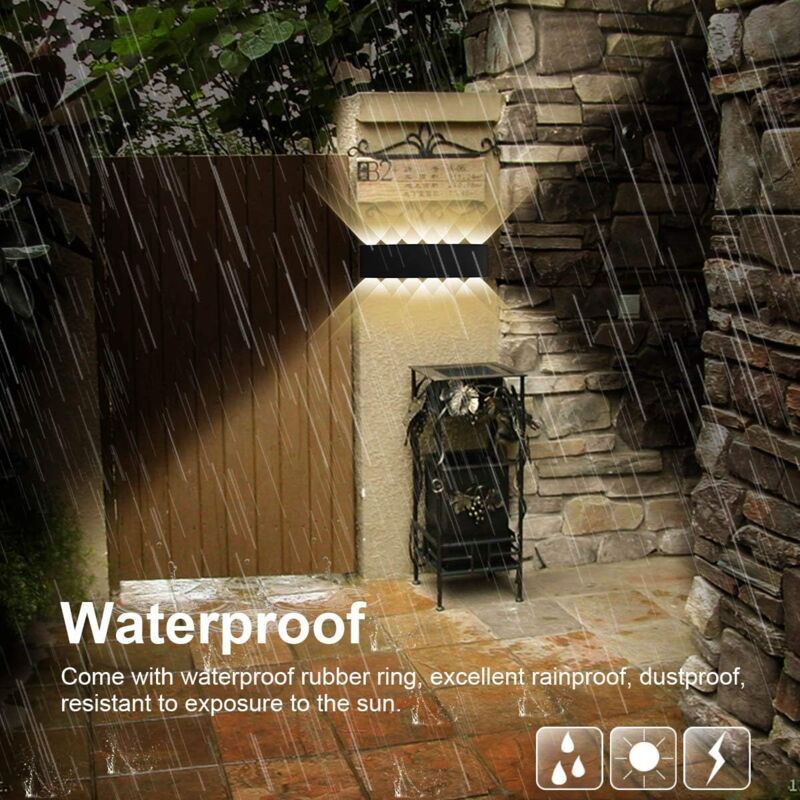 12W Warm White LED Wall Light Waterproof Up Down Aluminum Wall Lamp Indoor Outdoor - Image 3