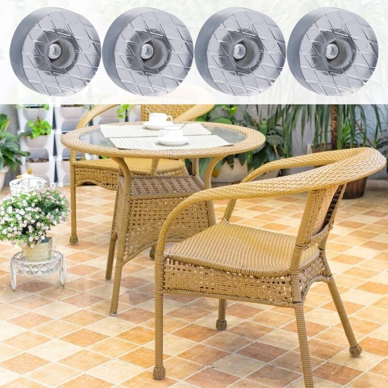 20 Pack Transparent Round Anti Slip Rubber Pads for Furniture, 18 mm - Image 2