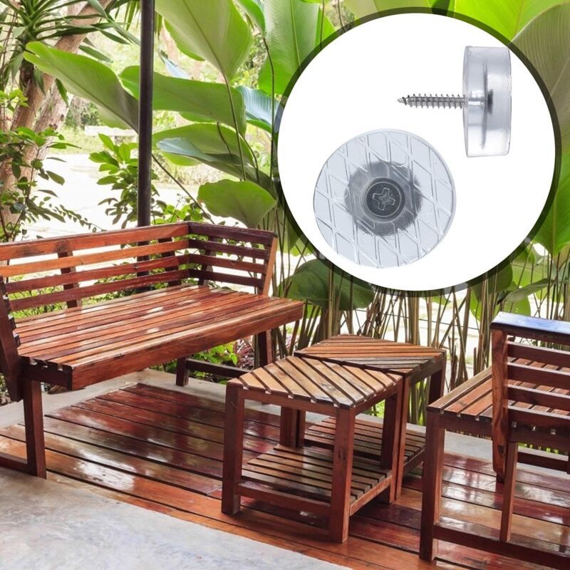 20 Pack Transparent Round Anti Slip Rubber Pads for Furniture, 18 mm - Image 4