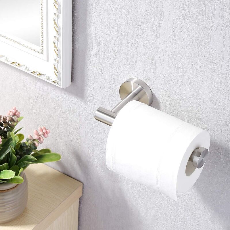 SUS304 Stainless Steel Wall Mounted Toilet Paper Holder Bathroom Polished Finish A2175S12 - Image 2