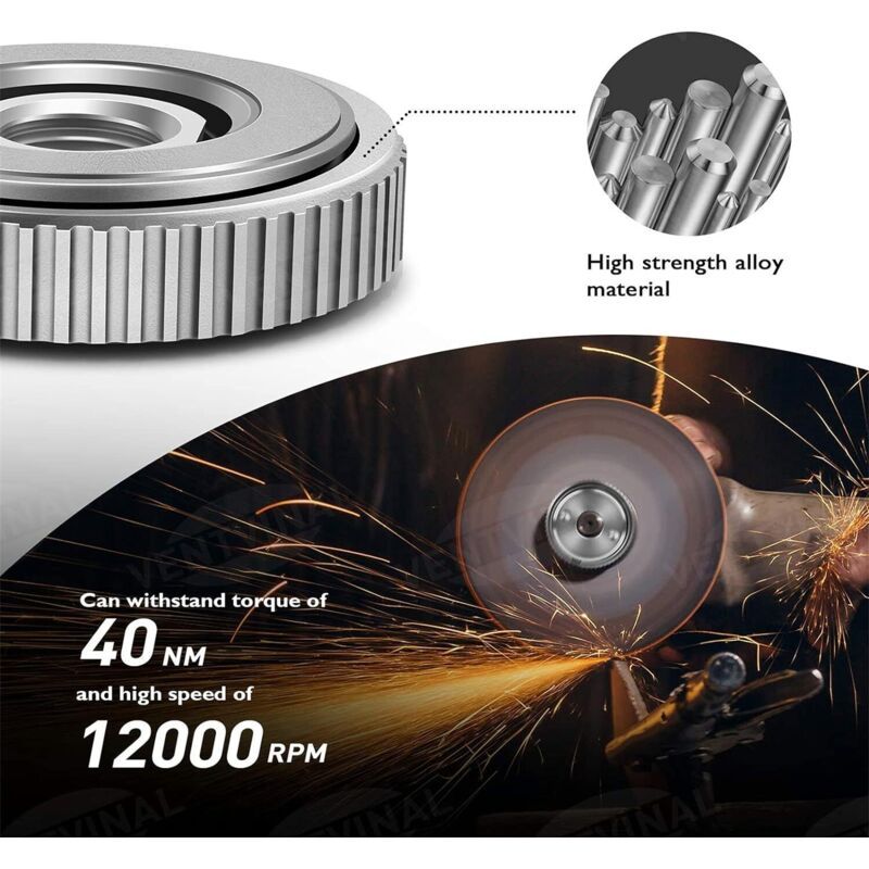 1 Pcs SDS Clic M14 Quick Release Clamping Nut for Angle Grinders - Image 4
