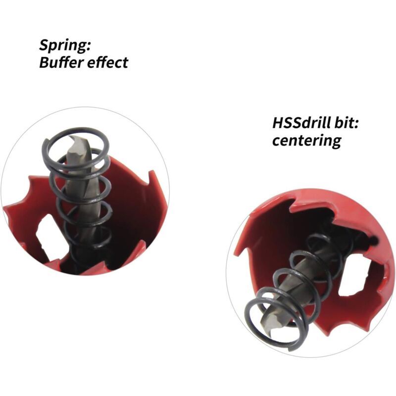 HSS Bi Metal Hole Saw with Drill Bit and Shank for Wood and Metal, 90 mm - Image 3