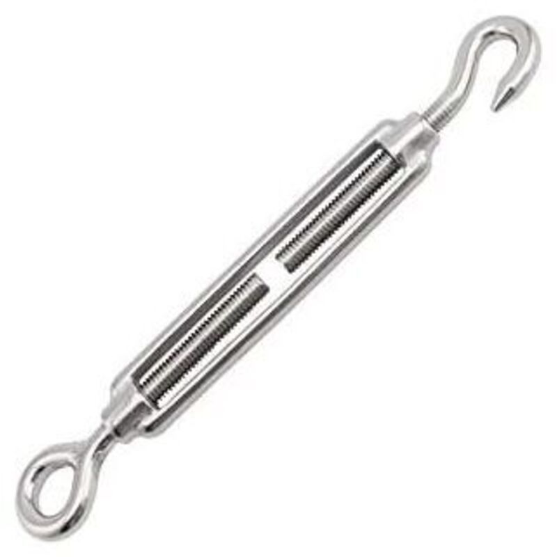 10 Pcs M4 Stainless Steel Hook and Eye Turnbuckle Wire Rope Hardware Kit - Image 3