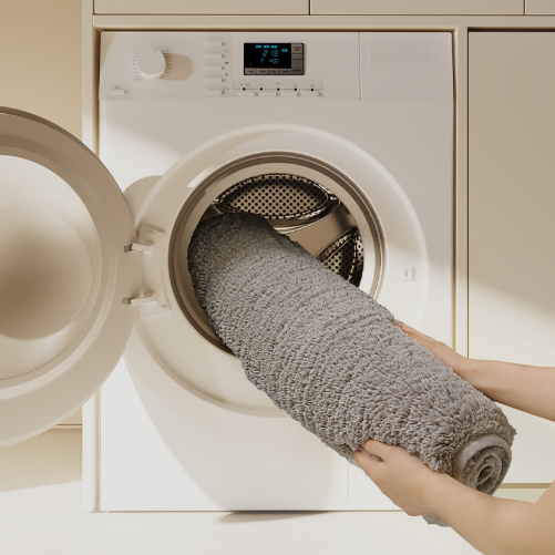 Ultra-soft and absorbent bathroom mat | 3.5cm thick, antibacterial and non-slip TPR material, machine washable, quick-drying, suitable for showers, bathtubs and entryways (brown,15.75*23.62in) - Image 8