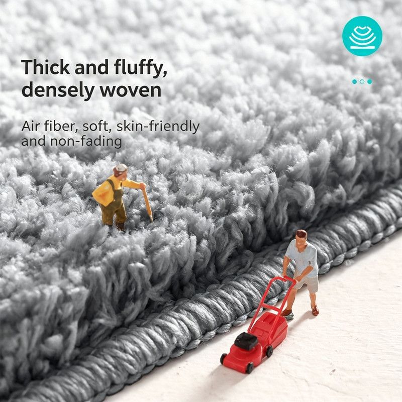 Ultra-soft and absorbent bathroom mat | 3.5cm thick, antibacterial and non-slip TPR material, machine washable, quick-drying, suitable for showers, bathtubs and entryways (brown,19.69*31.5in) - Image 4