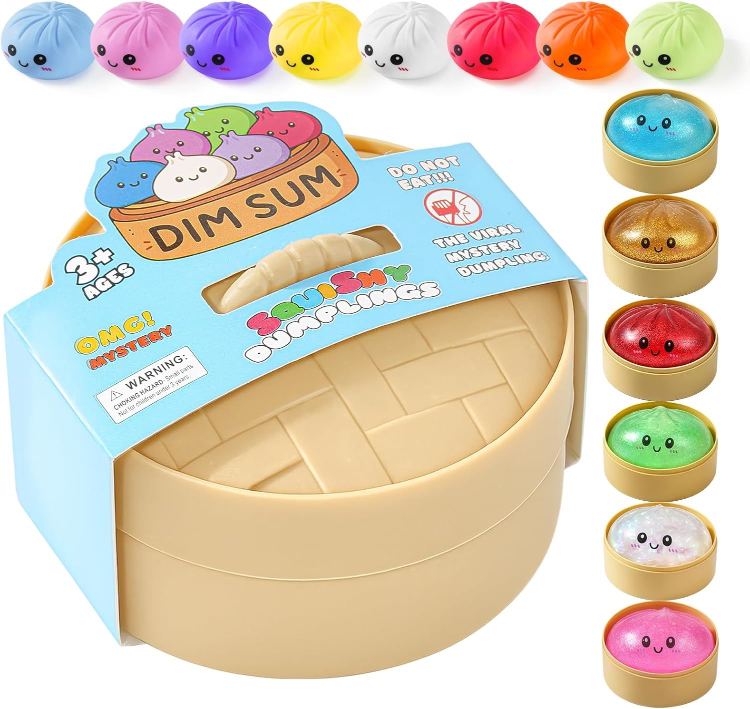 Dumpling Squishy Surprise Style, 1 Random Color - Image 1
