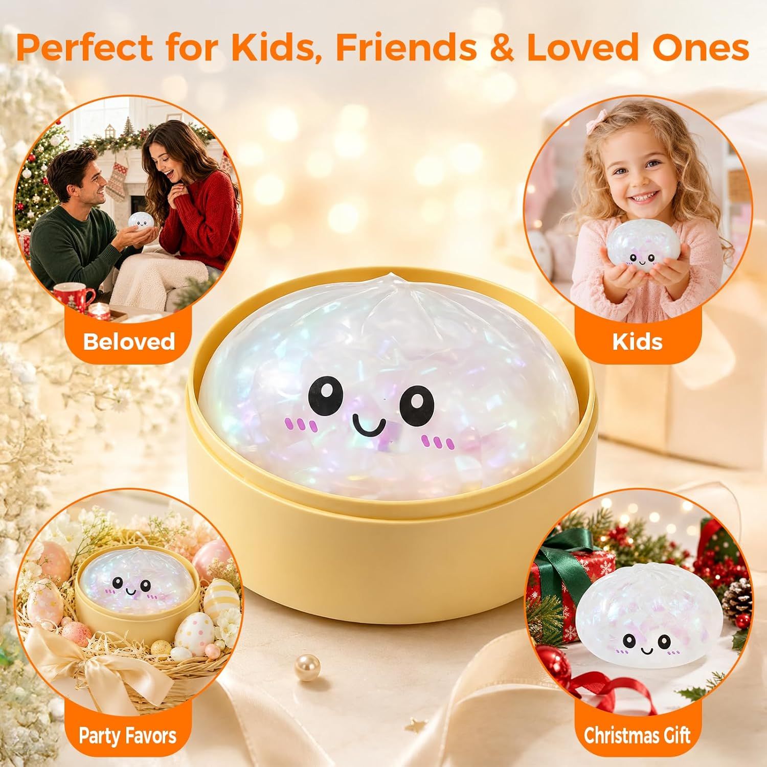 Dumpling Squishy Surprise Style, 1 Random Color - Image 7