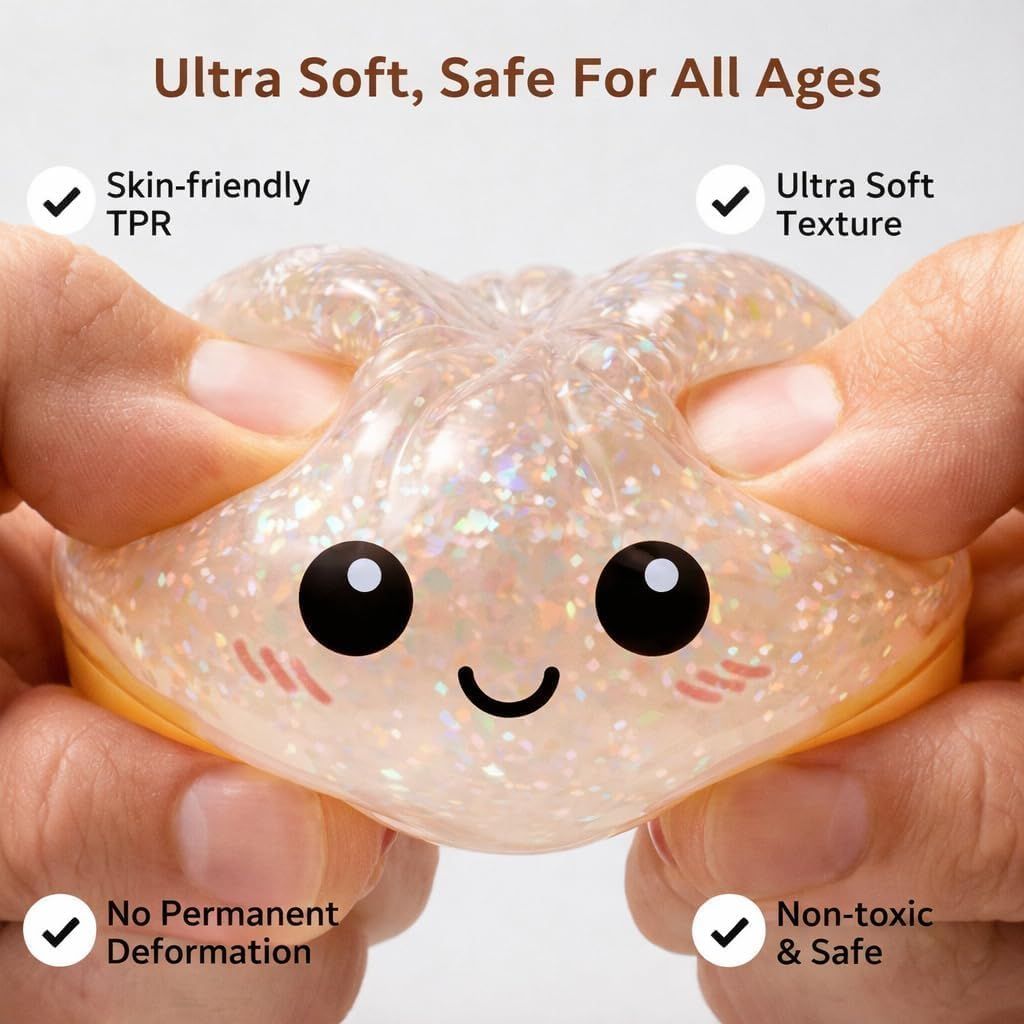 12-Pack Glitter Dumpling Squishies with Steamer Set - Image 5
