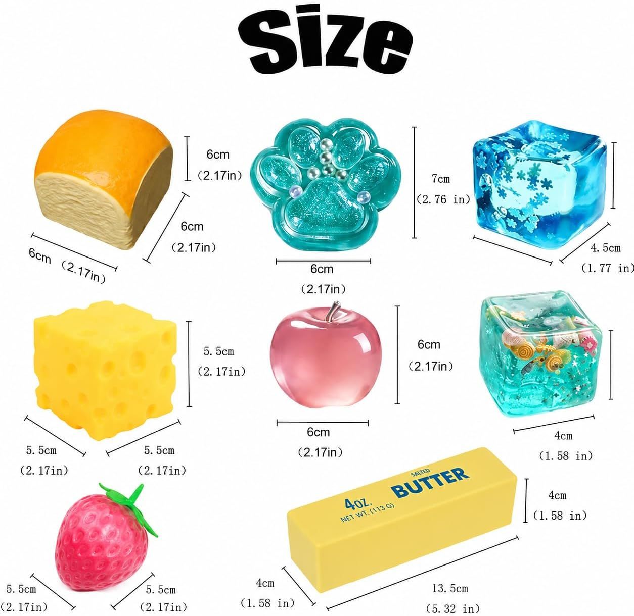8-Piece Squishy Surprise Box Set, Slow-Rise Assorted Styles - Image 2