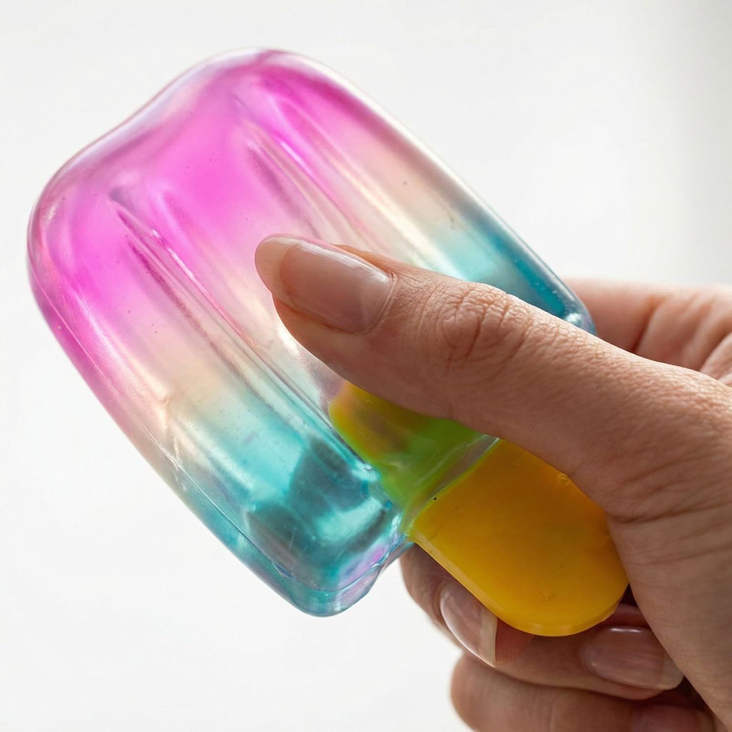 3-Pack Ice Cream Cone Squishy Set, Slow-Rise Assorted Colors - Image 3
