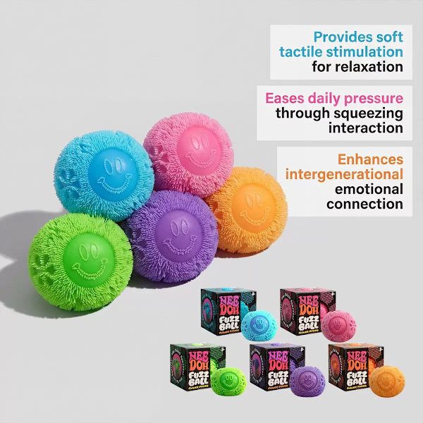 Fuzz Ball Fidget Item, Pink - Image 4