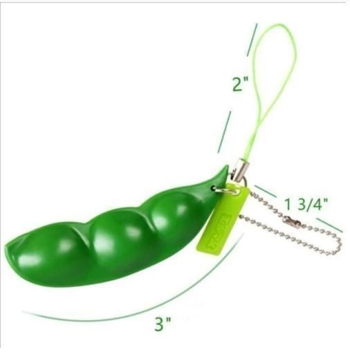 Green Bean Fidget Item, Pea Pod Desk Accessory - Image 5