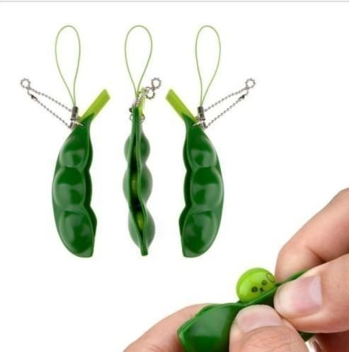 Green Bean Fidget Item, Pea Pod Desk Accessory - Image 7