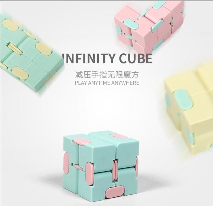Infinity Cube Fidget Item, Blue - Image 3