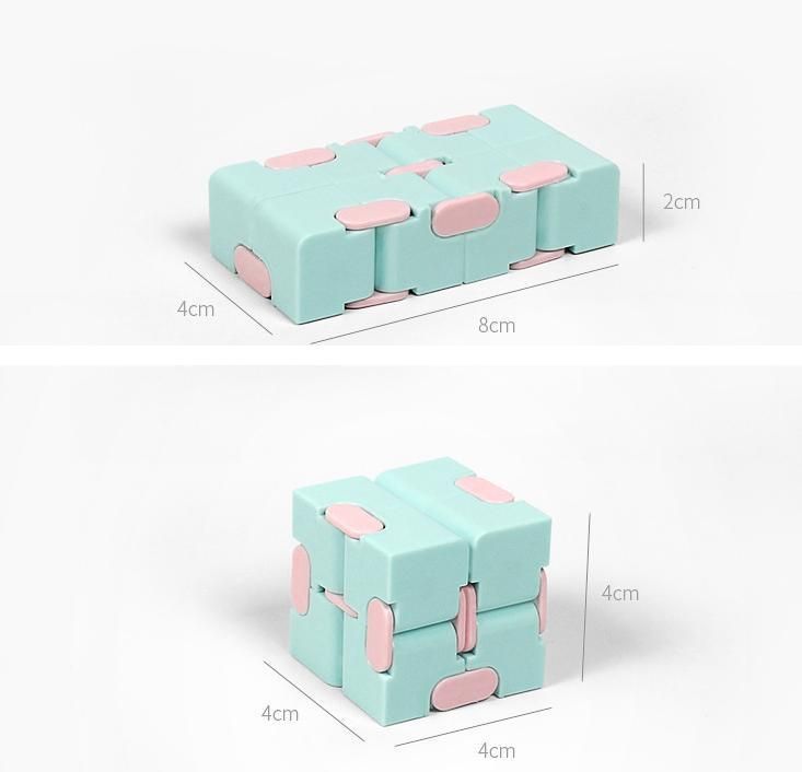 Infinity Cube Fidget Item, Blue - Image 4