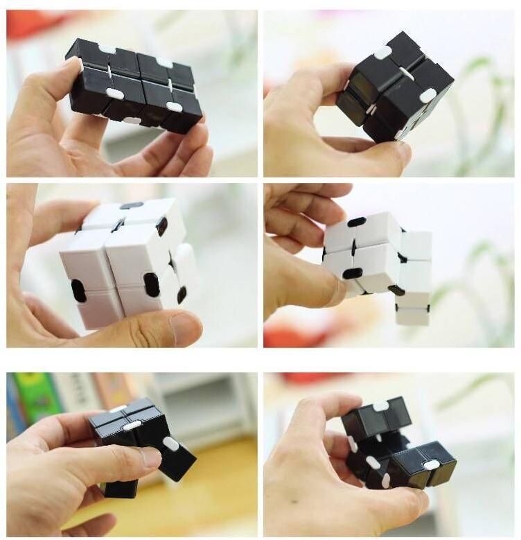 Infinity Cube Fidget Item, Blue - Image 5