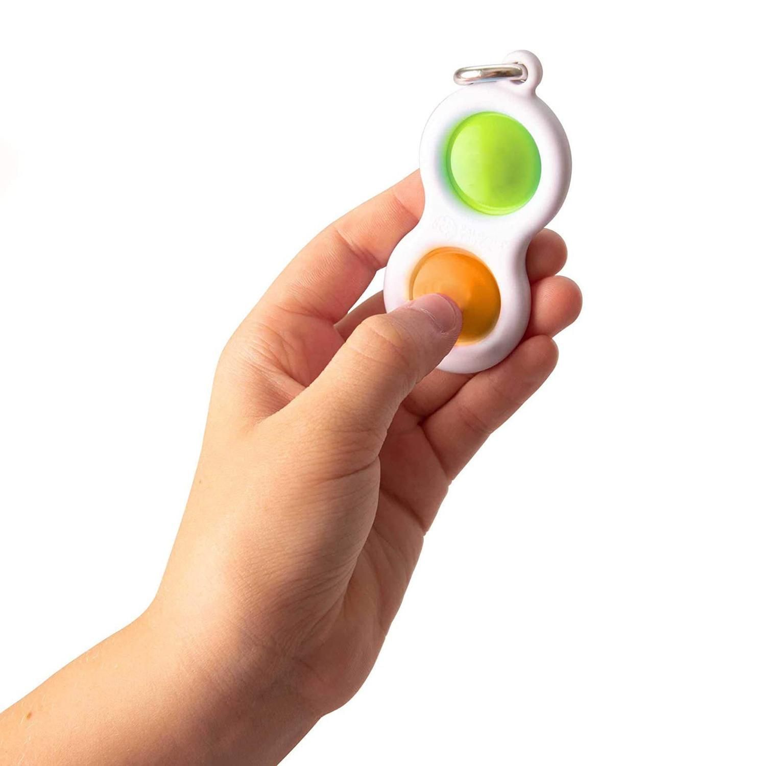 Mini Push Bubble Item, Purple and Green - Image 2